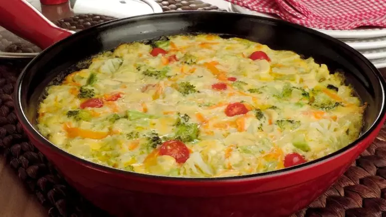 Receita na frigideira